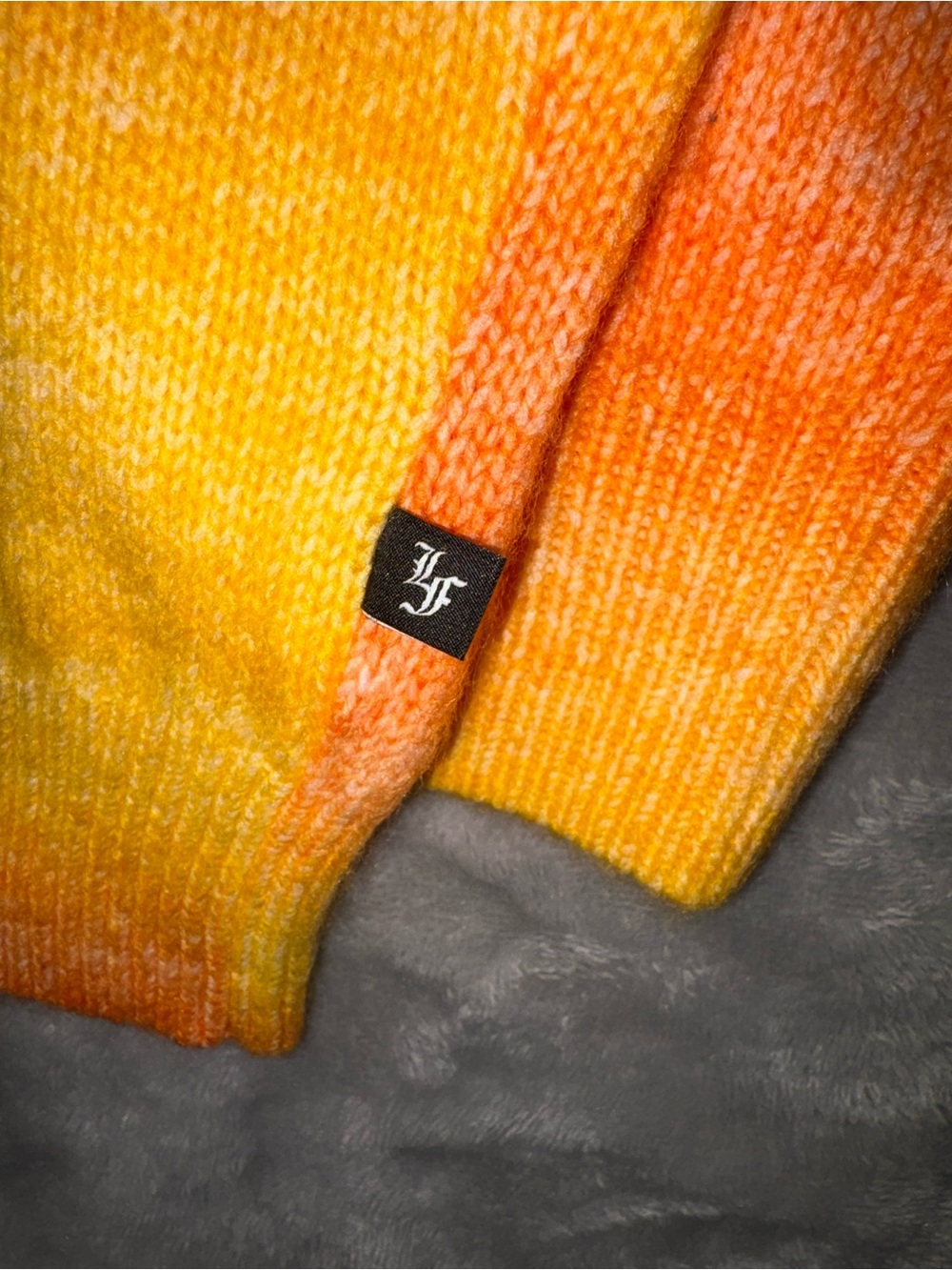 Puma Orange and Yellow Gradient Crewneck Sweater - Picture 10 of 14